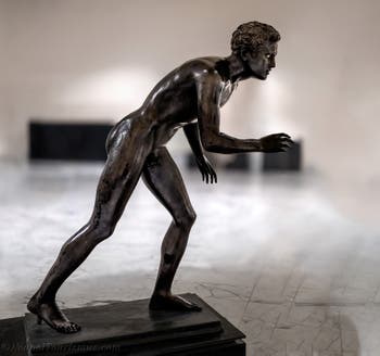 Läufer, Villa dei Papiri, Herculaneum, Archäologisches Museum von Neapel in Italien