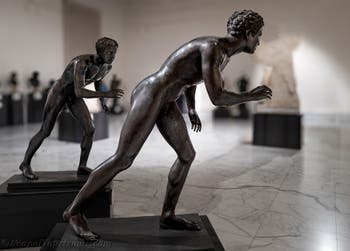 Läufer, Villa dei Papiri, Herculaneum, Archäologisches Museum von Neapel in Italien