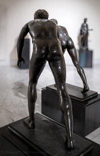 Läufer, Villa dei Papiri, Herculaneum, Archäologisches Museum von Neapel in Italien