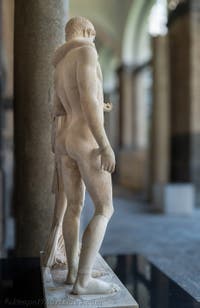 Orestes und Elektra, Serapis-Tempel, Pozzuoli, Archäologisches Museum von Neapel in Italien