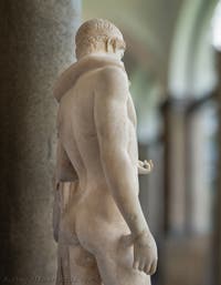 Orestes und Elektra, Serapis-Tempel, Pozzuoli, Archäologisches Museum von Neapel in Italien