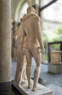 Orestes und Elektra, Serapis-Tempel, Pozzuoli, Archäologisches Museum von Neapel in Italien