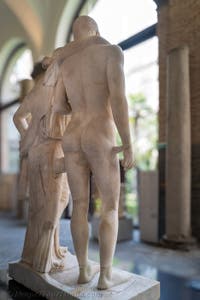 Orestes und Elektra, Serapis-Tempel, Pozzuoli, Archäologisches Museum von Neapel in Italien