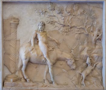 Der Gott Pan auf einem aufgerichteten Maultier, Erotisches Kabinett, Archäologisches Museum Neapel