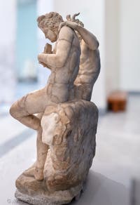 Der Gott Pan und Daphnis, Farnese-Sammlung, Erotikkabinett, Archäologisches Museum Neapel