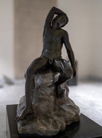Schlafender Satyr, Villa dei Papiri, Herculaneum, Archäologisches Museum von Neapel in Italien