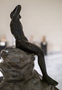 Schlafender Satyr, Villa dei Papiri, Herculaneum, Archäologisches Museum von Neapel in Italien