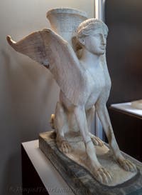 Sphynx, Casa del Fauno, Pompeji, Archäologisches Museum von Neapel in Italien