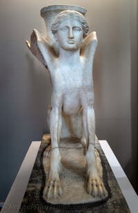 Sphynx, Casa del Fauno, Pompeji, Archäologisches Museum von Neapel in Italien