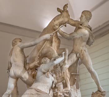 Der Farnese-Stier und die Qualen der Dirke, Farnese-Sammlung, Archäologisches Museum von Neapel in Italien