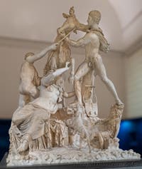 Der Farnese-Stier und die Qualen der Dirke, Farnese-Sammlung, Archäologisches Museum von Neapel in Italien