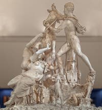 Der Farnese-Stier und die Qualen der Dirke, Farnese-Sammlung, Archäologisches Museum von Neapel in Italien