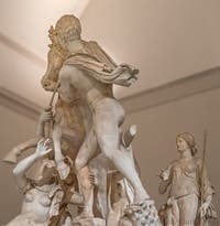 Der Farnese-Stier und die Qualen der Dirke, Farnese-Sammlung, Archäologisches Museum von Neapel in Italien