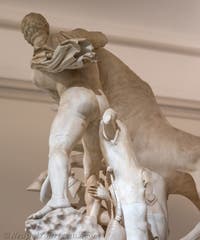 Der Farnese-Stier und die Qualen der Dirke, Farnese-Sammlung, Archäologisches Museum von Neapel in Italien