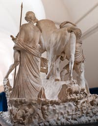 Der Farnese-Stier und die Qualen der Dirke, Farnese-Sammlung, Archäologisches Museum von Neapel in Italien