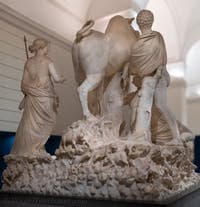 Der Farnese-Stier und die Qualen der Dirke, Farnese-Sammlung, Archäologisches Museum von Neapel in Italien