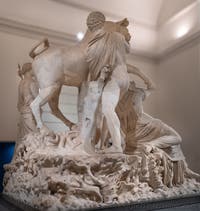 Der Farnese-Stier und die Qualen der Dirke, Farnese-Sammlung, Archäologisches Museum von Neapel in Italien