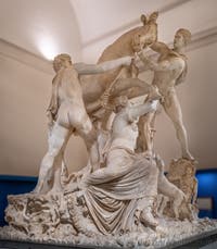 Der Farnese-Stier und die Qualen der Dirke, Farnese-Sammlung, Archäologisches Museum von Neapel in Italien