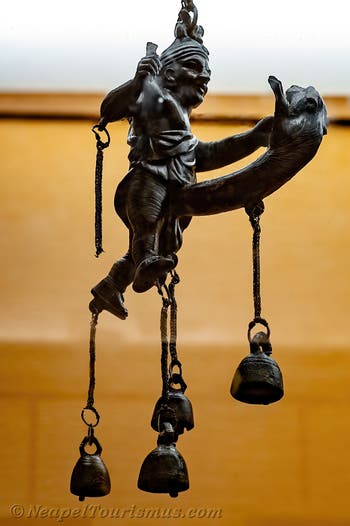 Tintinnabulum, Phallus in Form eines Panthers, Herculaneum, Erotikkabinett, Archäologisches Museum Neapel