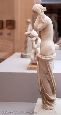 Venus Anadyomene, die sich die Haare trocknet, Pompeji, Archäologisches Museum von Neapel in Italien