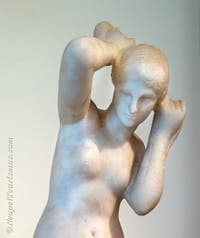 Venus, die aus dem Bad tritt, Portikus des Tempels von Isis, Pompeji, Archäologisches Museum von Neapel in Italien