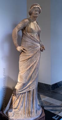 Venus, Schutzgöttin, Tempel des Äskulap, Pompeji, Archäologisches Museum von Neapel in Italien