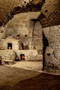 Forno, Bäckerei im unterirdischen Neapolis unter der Basilika San Lorenzo Maggiore in Neapel, Italien