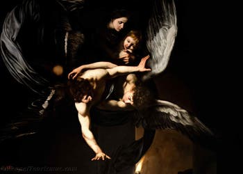 Caravaggio, die sieben Werke der Barmherzigkeit, Pio Monte della Misericordia in Neapel, Italien
