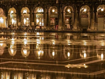 Das Café Florian am St-Markus-Platz in Venedig.