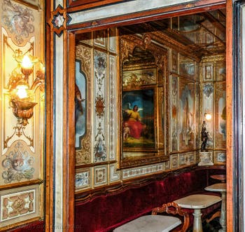 Das Café Florian am St-Markus-Platz in Venedig.