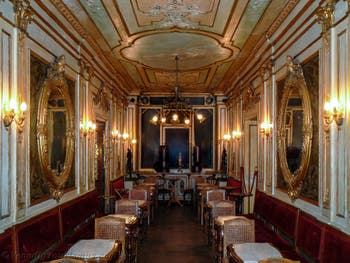 Das Café Florian am St-Markus-Platz in Venedig.