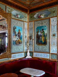Der Chinese im Café Florian auf dem Platz St Markus in Venedig.