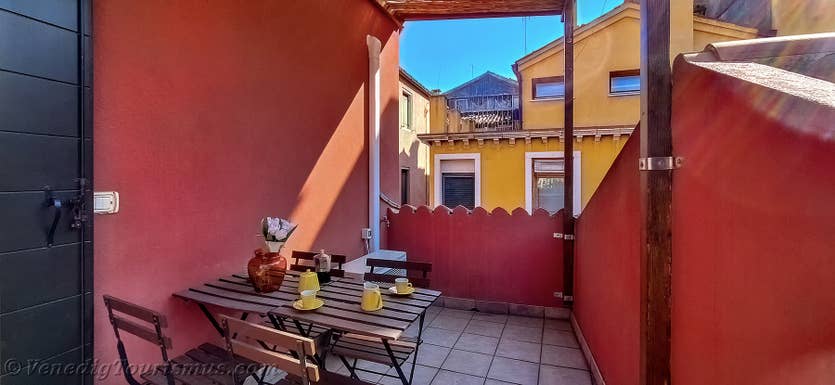 Vermietung Fenice Terrasse in Venedig