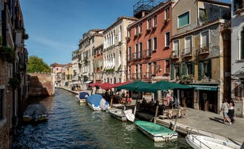 Die Fondamenta della Misericordia in Venedig, Italien
