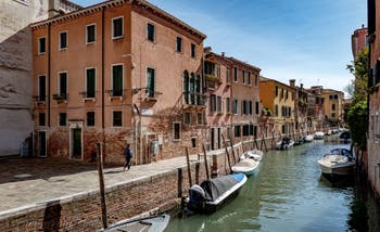 Die Fondamenta und der Rio Trapolin in Venedig, Italien